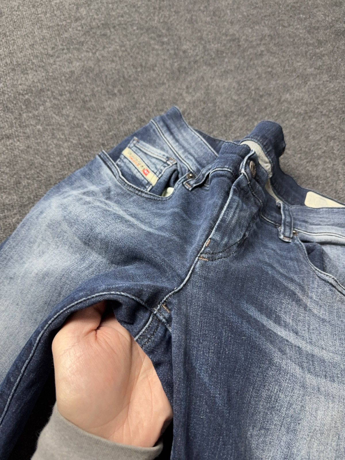 Diesel Luxury 00s Y2K Diesel Grupee-Ankle Super Slim Skinny Jeans Size 30" / US 8 / IT 44 - 8 Thumbnail