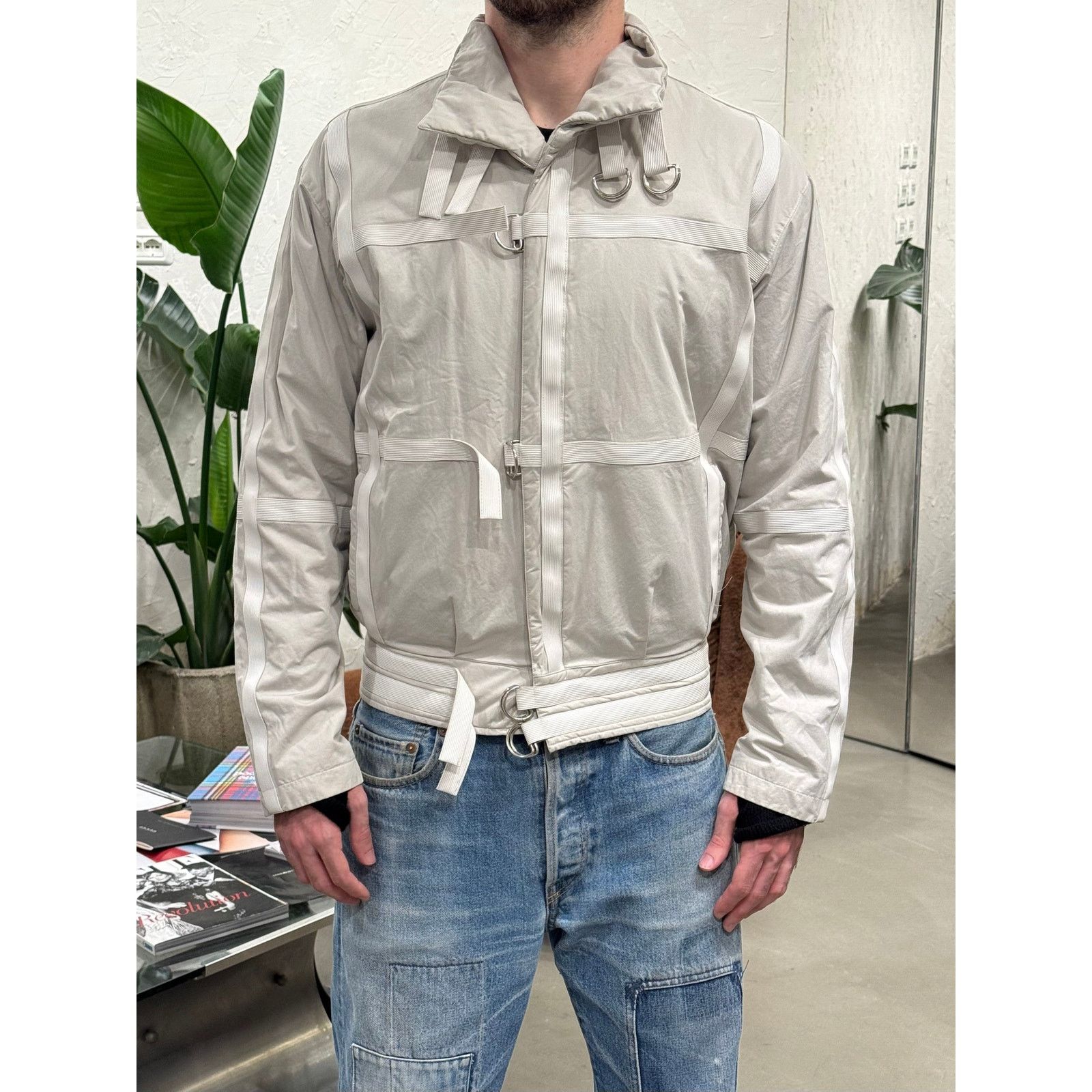 Raf Simons A/W 2002-2003 Raf Simons rubberized bondage jacket Size US S / EU 44-46 / 1 - 2 Thumbnail