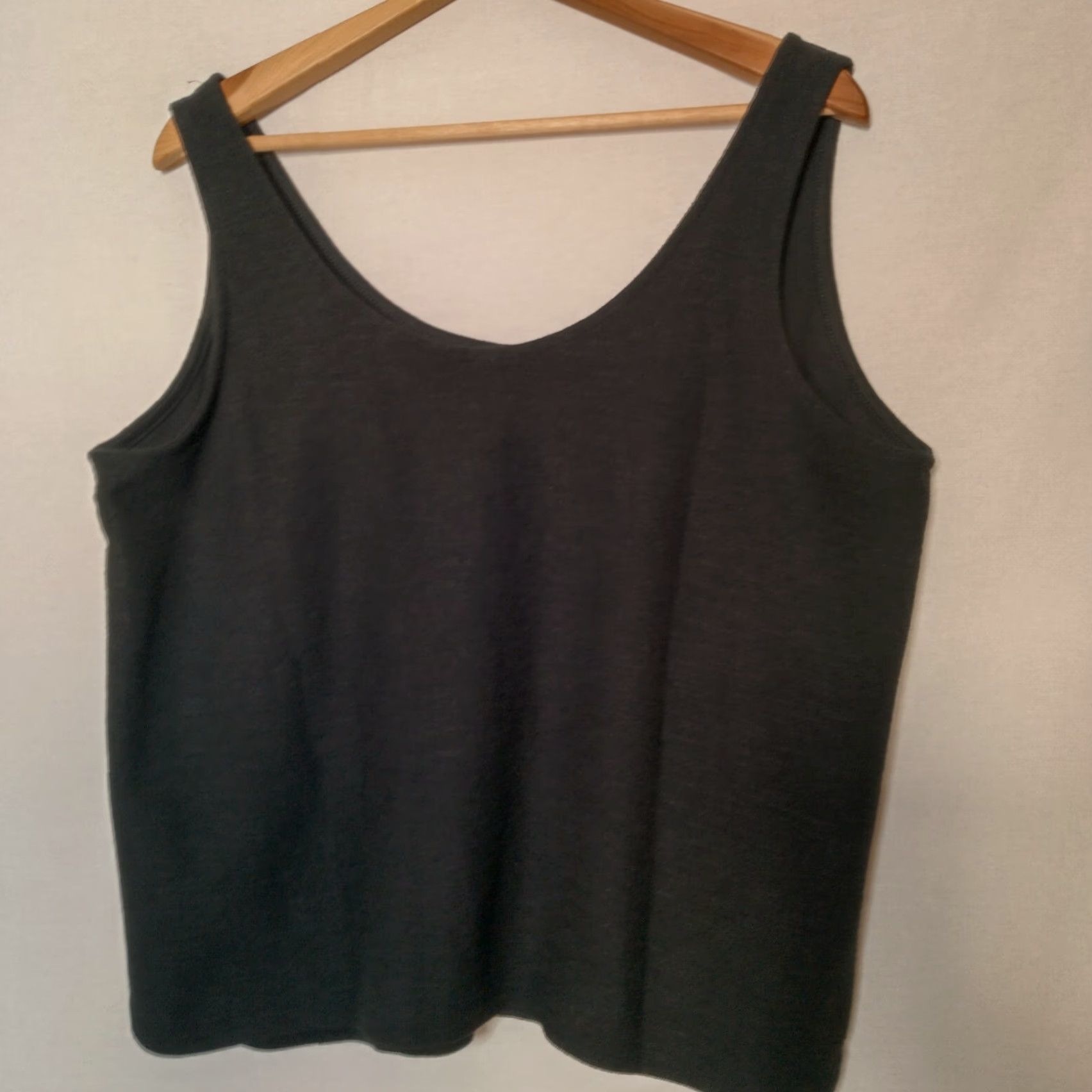 Old Navy Old Navy Tank Top Blue Plus 2XL Black Jack Knit Cotton Blend Cropped Shirt READ Size XXL / US 16-18 / IT 52-54 - 2 Thumbnail