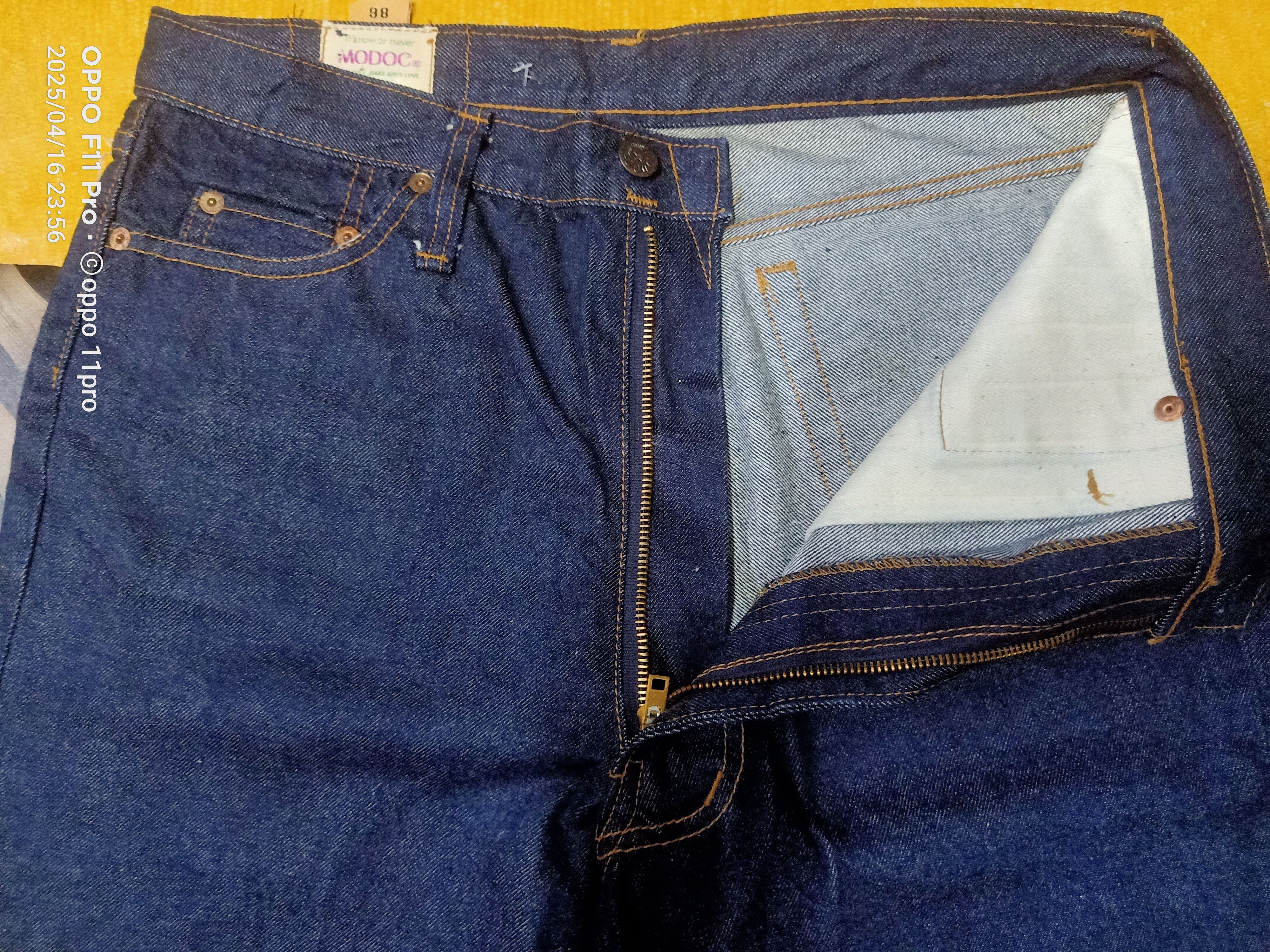 If Six Was Nine × Japanese Brand × Le Grande Bleu (L.G.B.) Modoc 90s Vtg Denim Flaredenim Loose Rise Rare Size US 32 / EU 48 - 10 Thumbnail