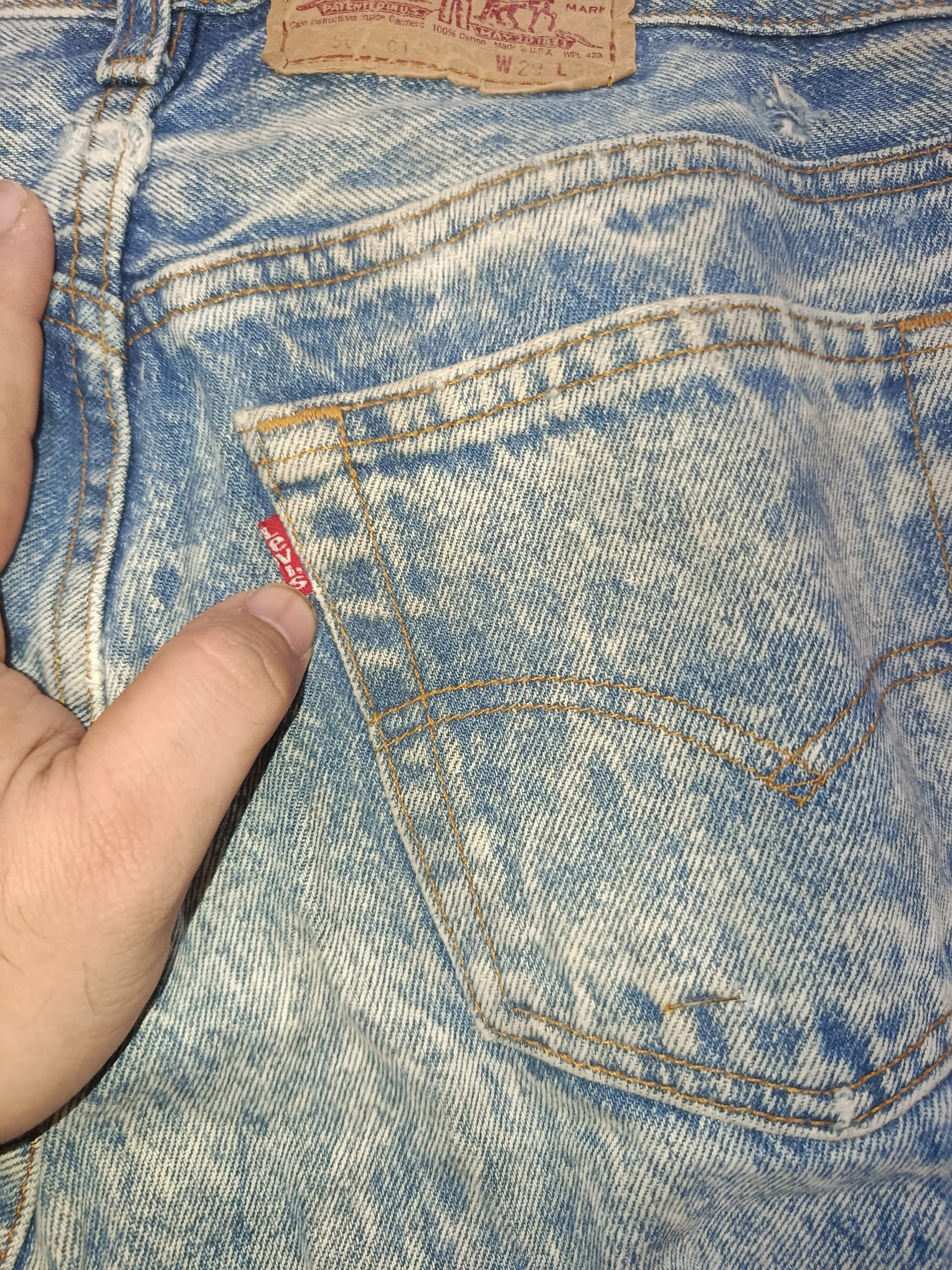 Levi's LEVIS 501 ACID WASH #552 DENIM Size US 29 - 10 Thumbnail