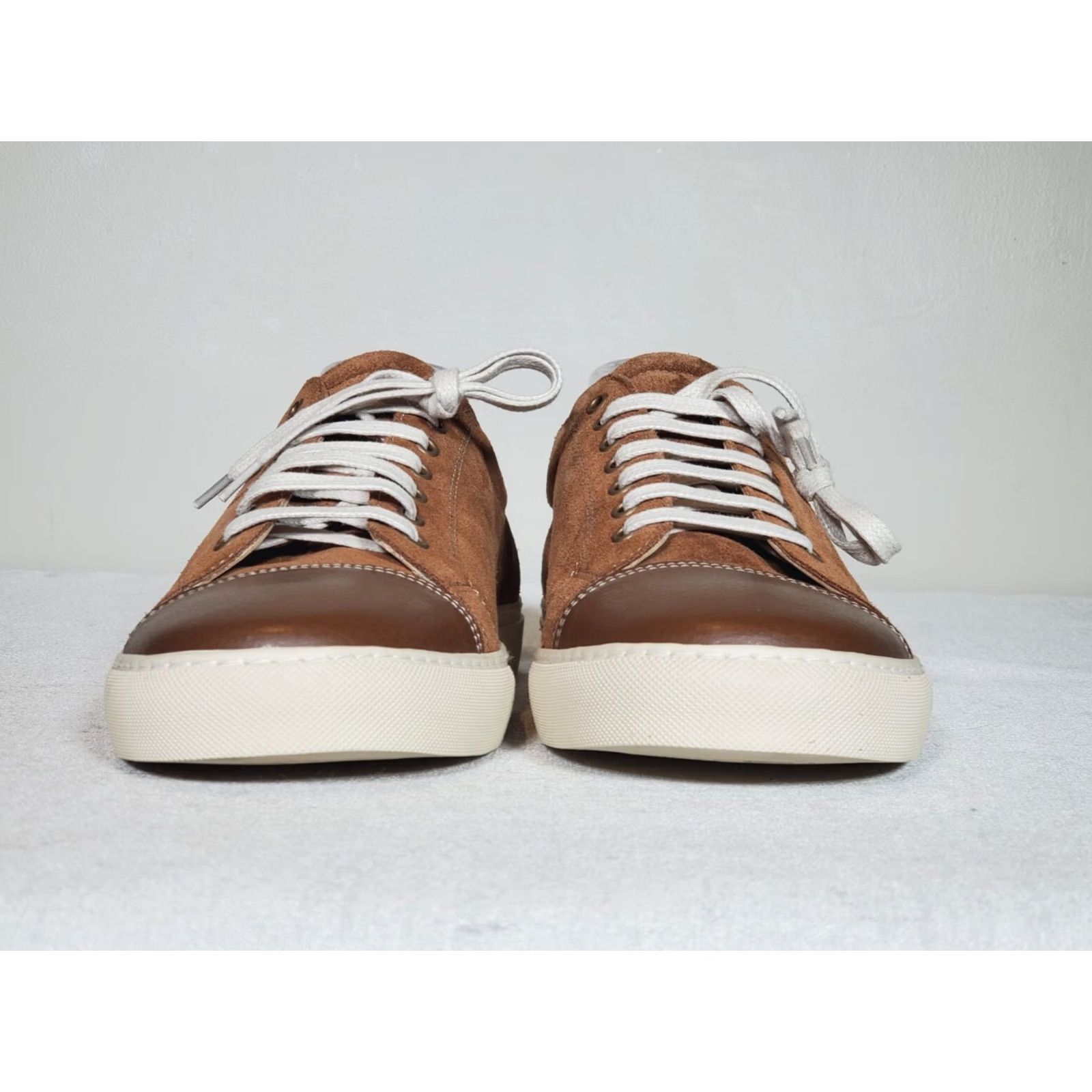 Vintage VINTAGE The Generic Man Low Top Sneakers Brown Leather Handmade Portugal Men US 10.5 Casual Sneakers Size US L / EU 52-54 / 3 - 7 Thumbnail