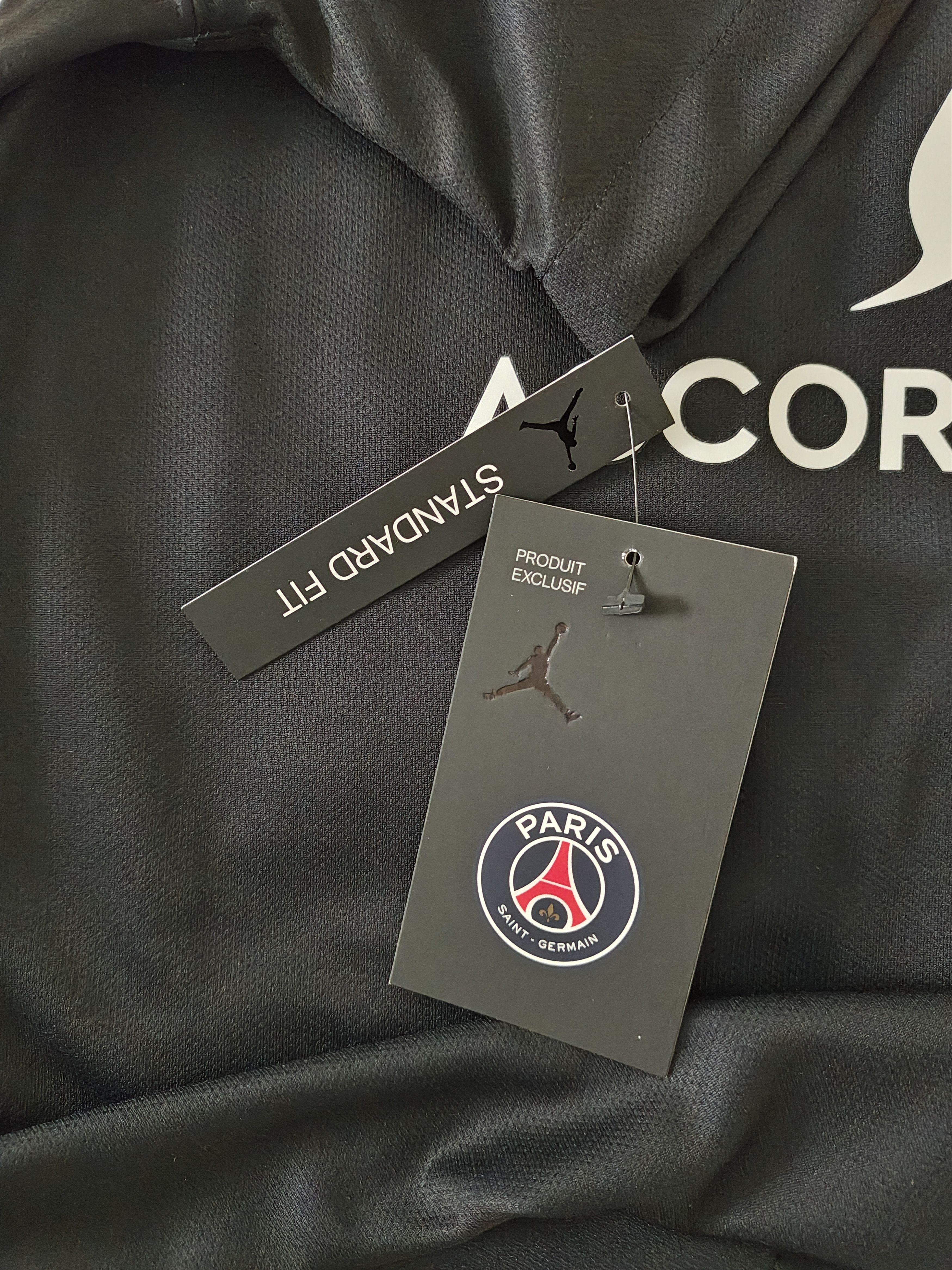 Jordan Brand × Nike Men's Paris Saint Germain Black Jersey Size L Football Size US L / EU 52-54 / 3 - 11 Thumbnail