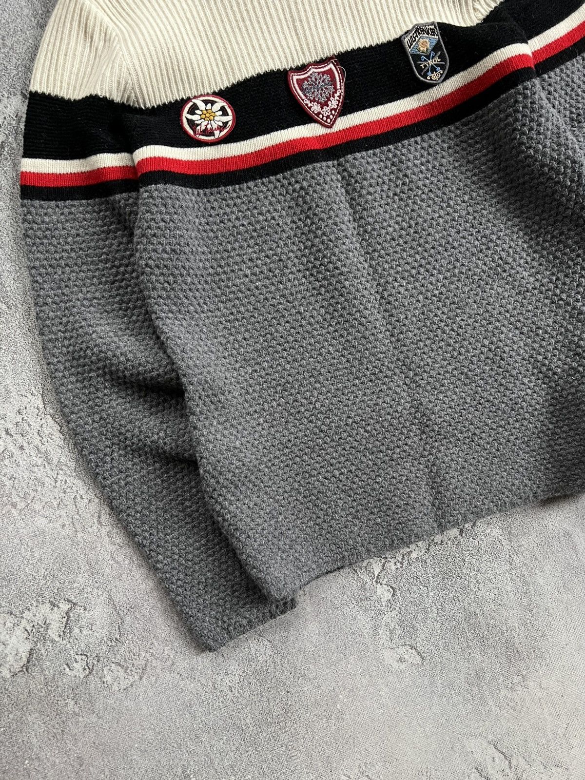 Vintage Men’s Luis Trenker High Neck Knitted Wool Sweater Size S Size US S / EU 44-46 / 1 - 3 Thumbnail