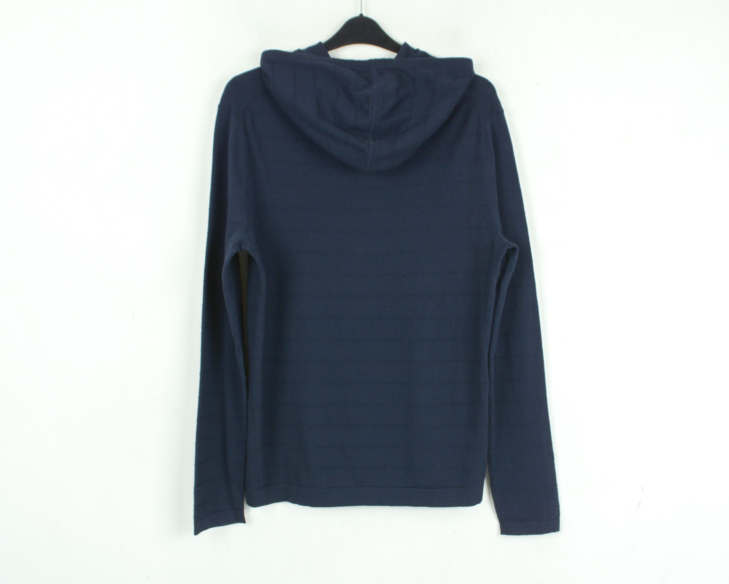 Banana Republic Hooded Jumper L Pullover Sweater Striped Cotton Knit hoodie Size US L / EU 52-54 / 3 - 3 Thumbnail