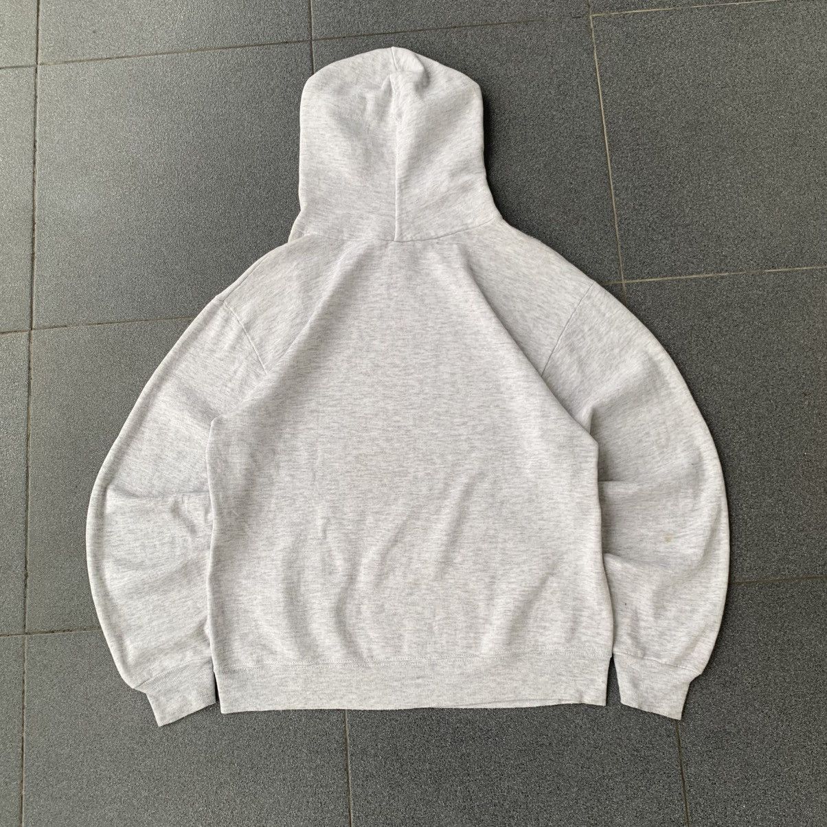 Jerzees Vintage 1990s Jerzees Grey Hoodie Size US M / EU 48-50 / 2 - 6 Thumbnail