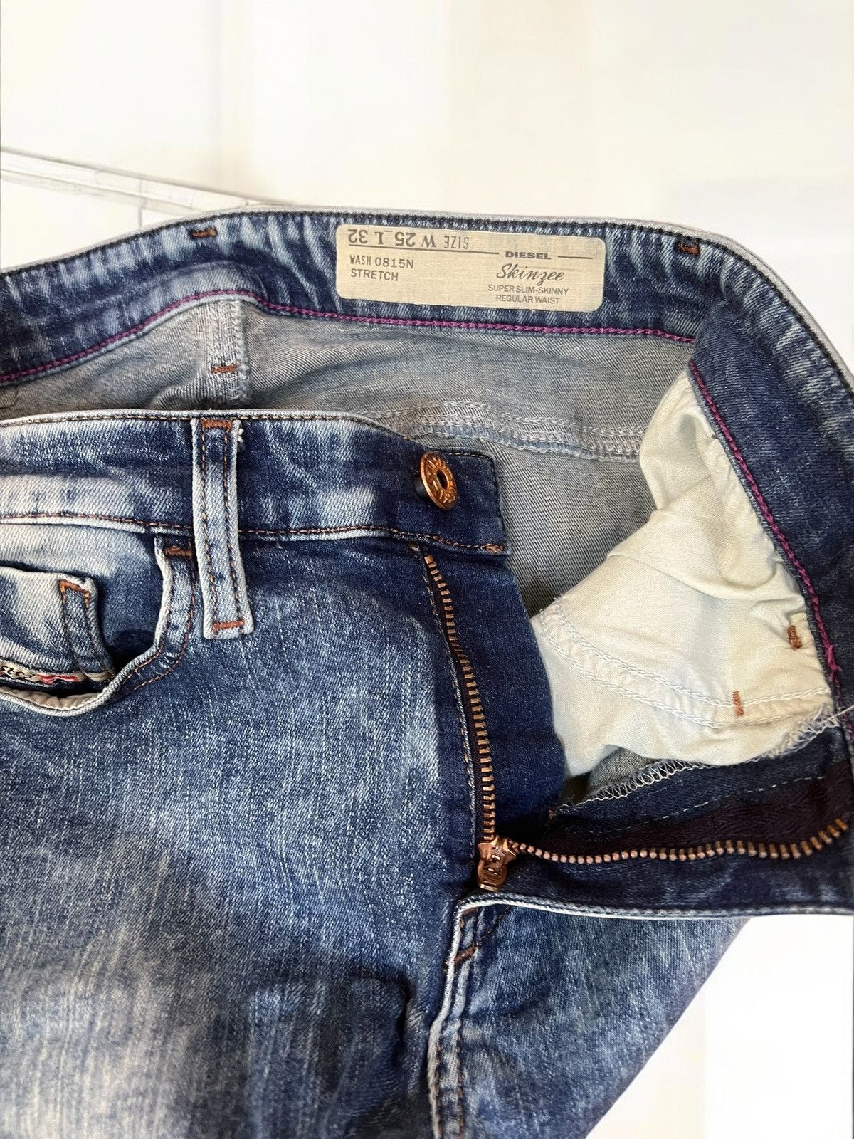 Diesel Diesel Skinzee super slim skinny jeans size W25 L32 Size 25" / US 0 / IT 36 - 5 Thumbnail
