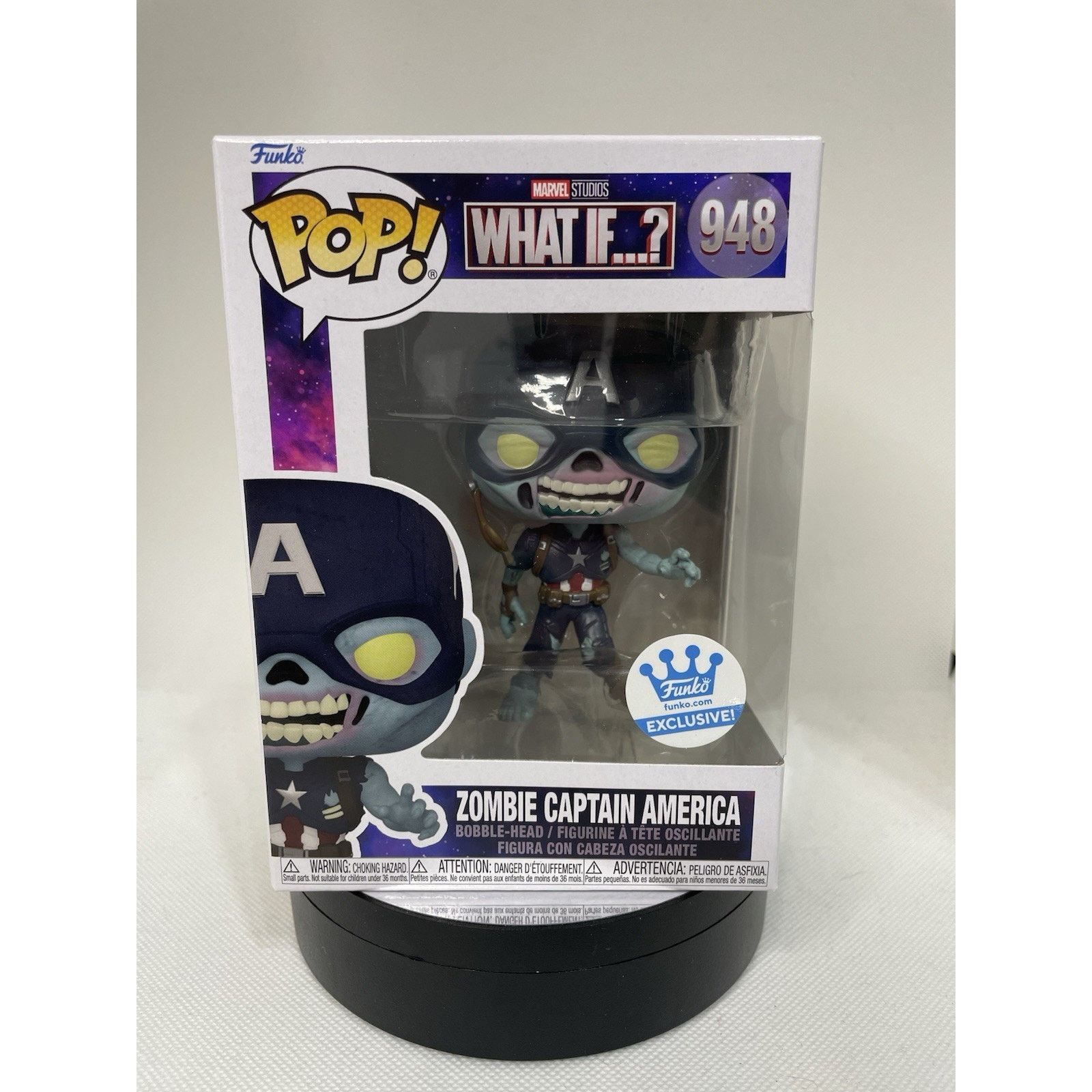 Marvel Comics Funko Pop! Zombie Captain America - Funko (Exclusive) #948 Size ONE SIZE - 1 Thumbnail