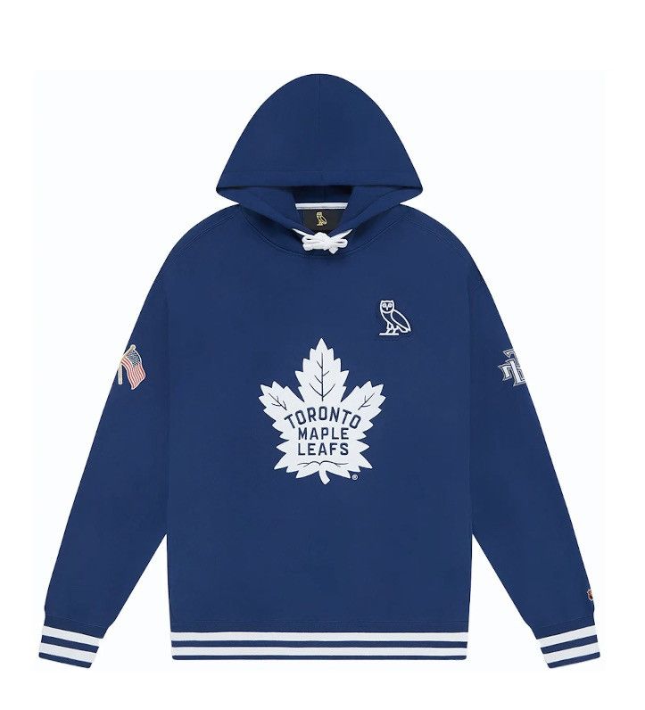 image of Toronto Maple Leafs Ovo × Nhl Hoodie Blue, Men's (Size Small)