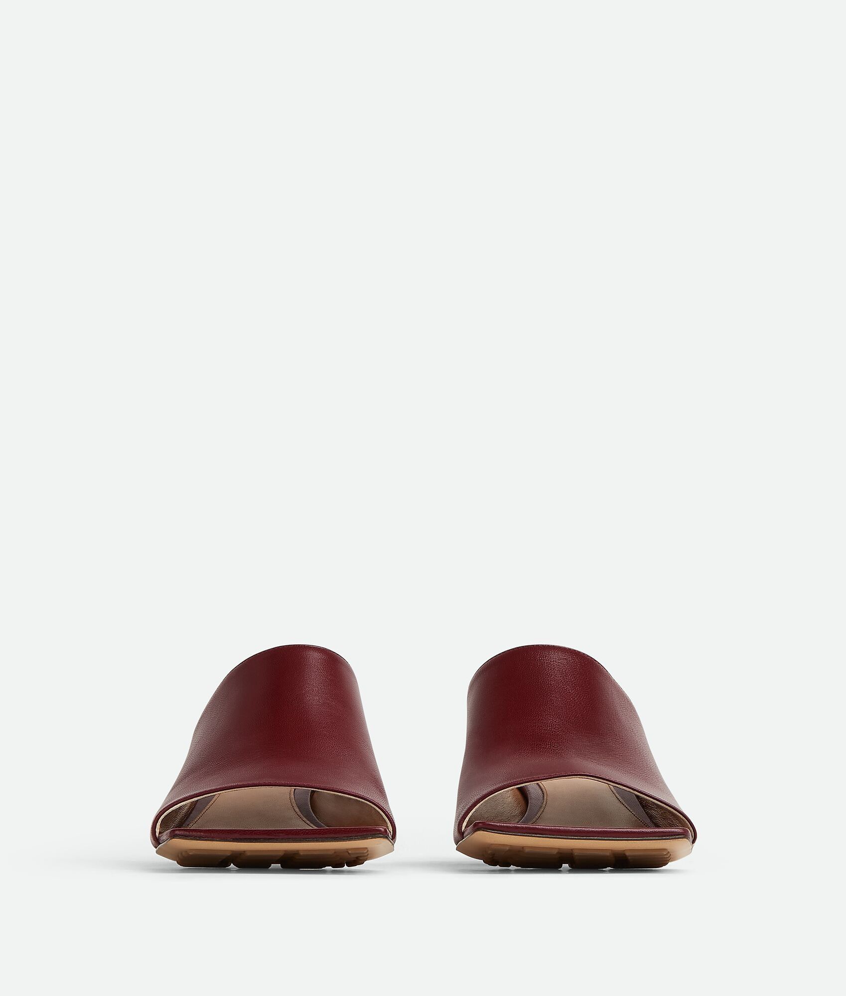 Bottega Veneta o1n1vont1024 Stretch Sandals Mules in Merlot Size US 8 / IT 38 - 2 Thumbnail
