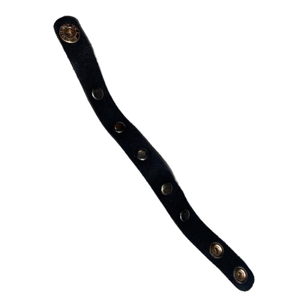 Designer Y2K Leather Gold Studded Bracelet Size ONE SIZE - 5 Thumbnail