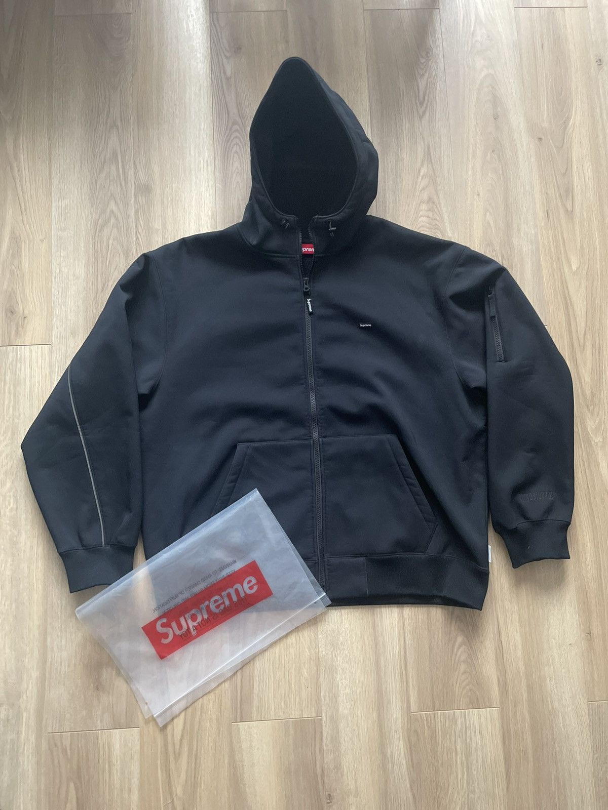 Supreme Supreme Windstopper mini box logo zip up hooded goretex