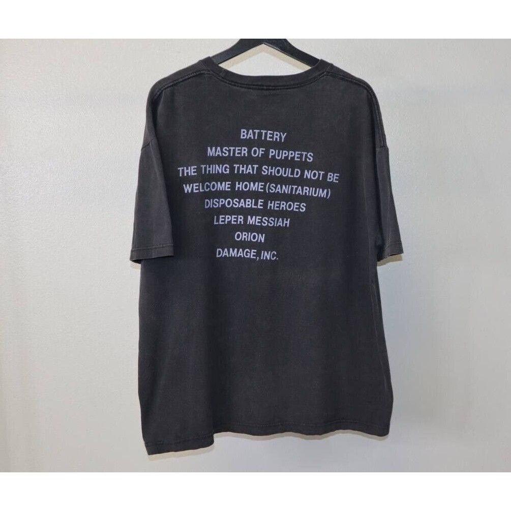 Giant Vintage 90s Metallica Master Of Puppets 1994 Giant Tag XL Size US XL / EU 56 / 4 - 5 Thumbnail
