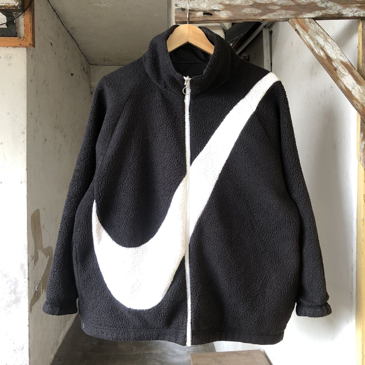 Nike Big Swoosh Fleece Reversible Jacket