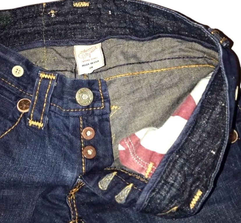 True Religion × Vintage Vintage True Religion Jacob Big T Jeans Size US 31 - 5 Thumbnail