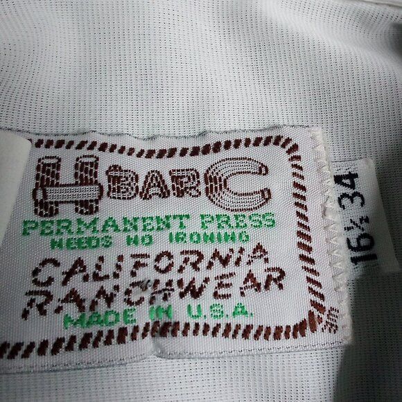 Other Vintage H Bar C Embroidered Western Pearl Snap Shirt Size US XL / EU 56 / 4 - 5 Thumbnail