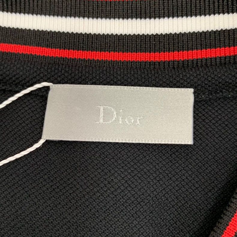 Dior Dior Black bee embroidered cotton single-breasted short-sl Size US XL / EU 56 / 4 - 6 Thumbnail