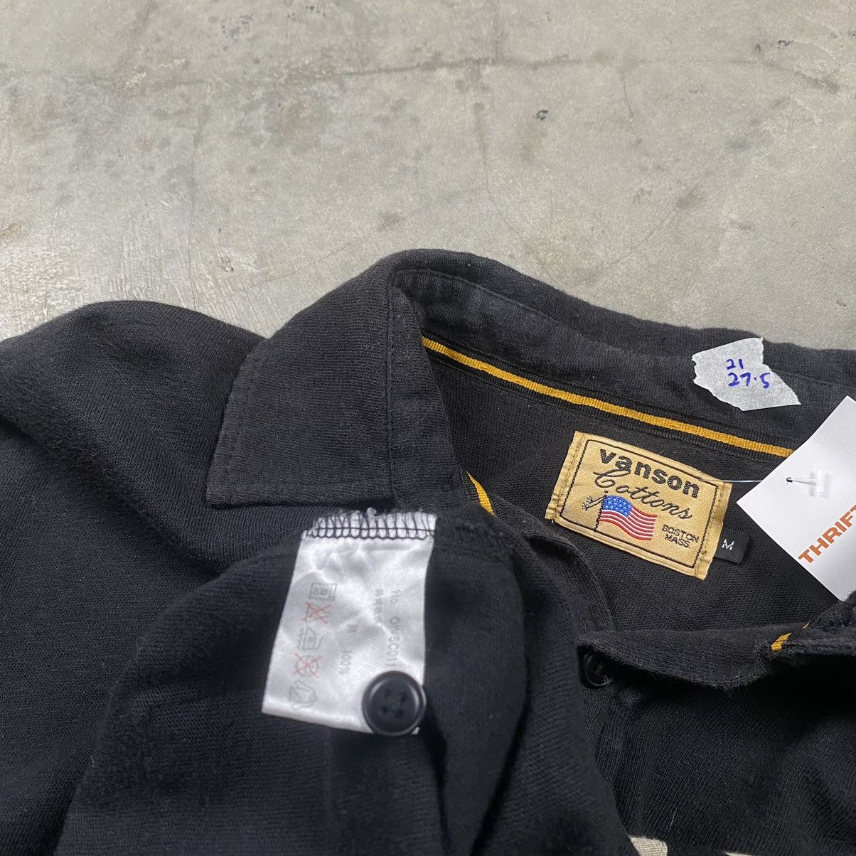 Indian Motorcycle × Japanese Brand × Vanson Leathers Vintage Vanson Leather Skull Polos Tee Size US M / EU 48-50 / 2 - 6 Thumbnail