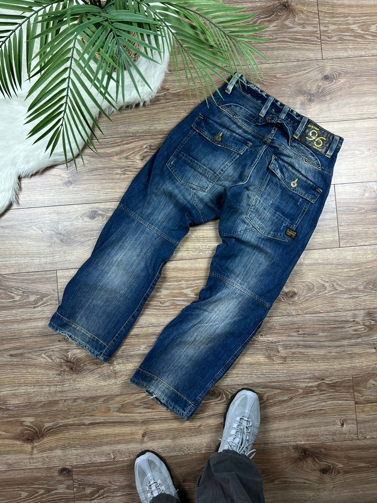 Vintage 💫 90’S G-STAR RAW VINTAGE DOUBLE KNEE OPIUM WASHED JEANS Size US 30 / EU 46 - 1 Preview