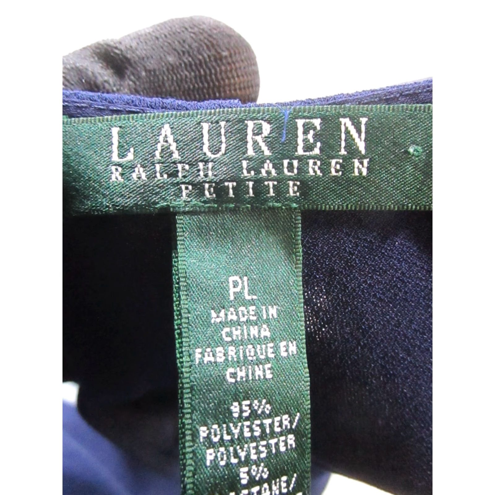 Ralph Lauren Lauren Ralph Lauren Dress Womens L Petite Blue Nike Size L / US 10 / IT 46 - 3 Thumbnail