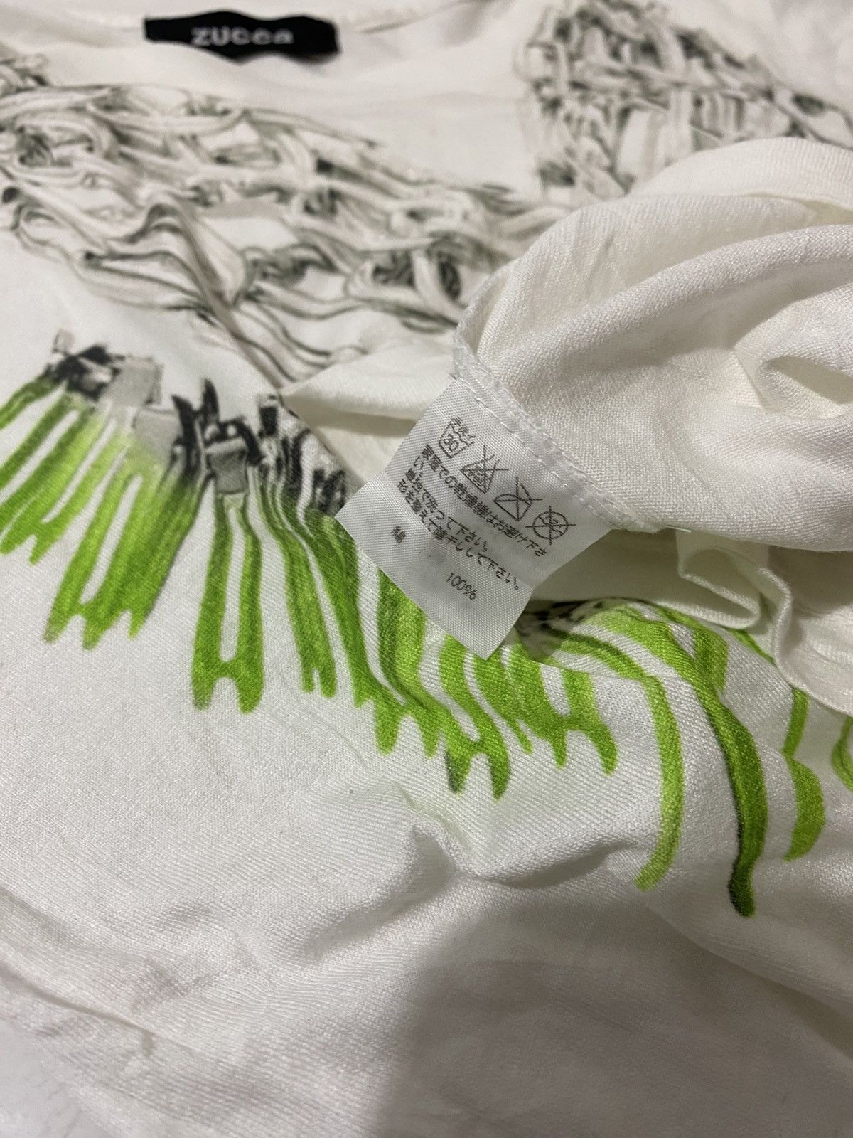 Issey Miyake Vintage 90's Zucca Issey Miyake Clinch Chain Tees Size US M / EU 48-50 / 2 - 7 Thumbnail