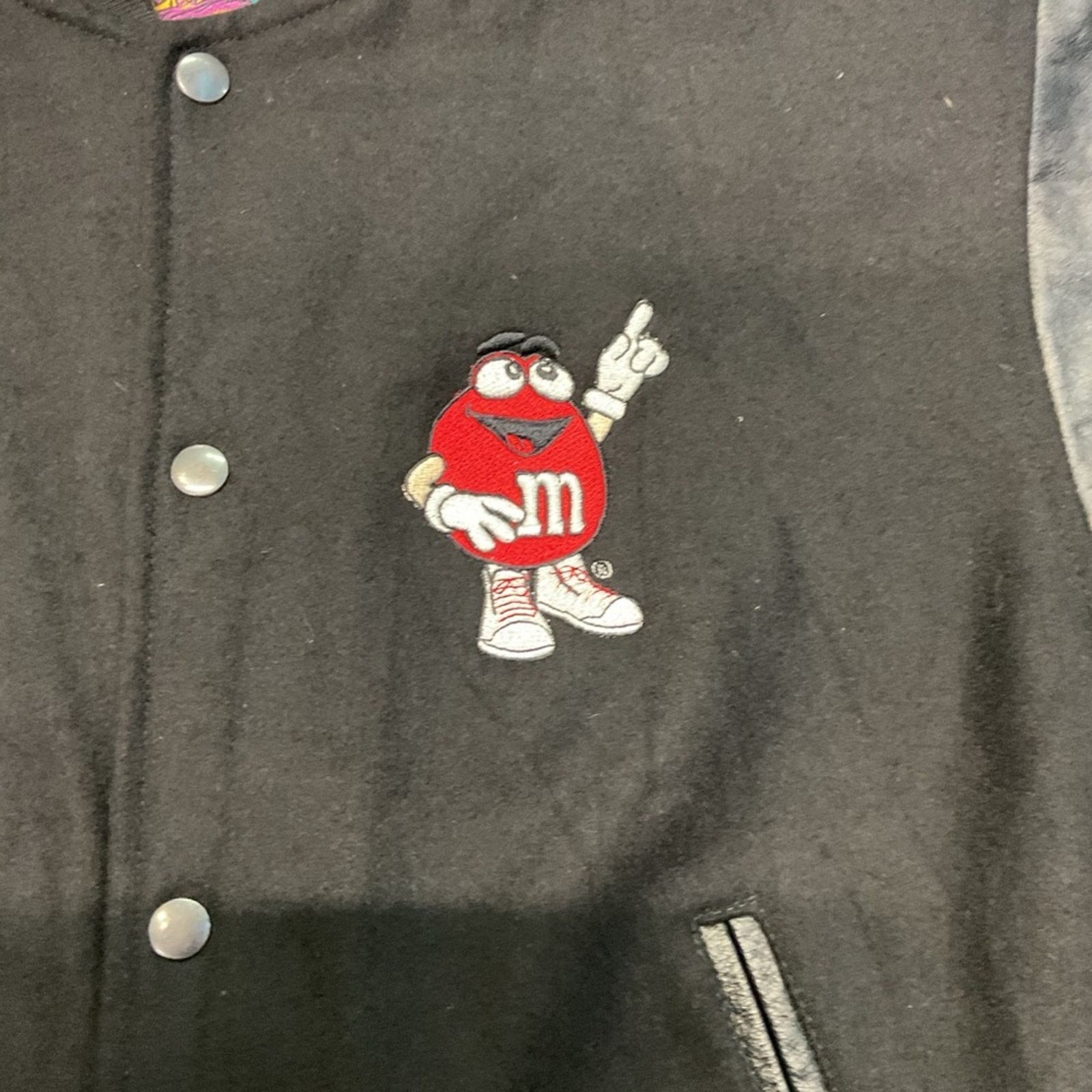 Vintage M&M Varsity Kids Jacket Size US S / EU 44-46 / 1 - 5 Thumbnail