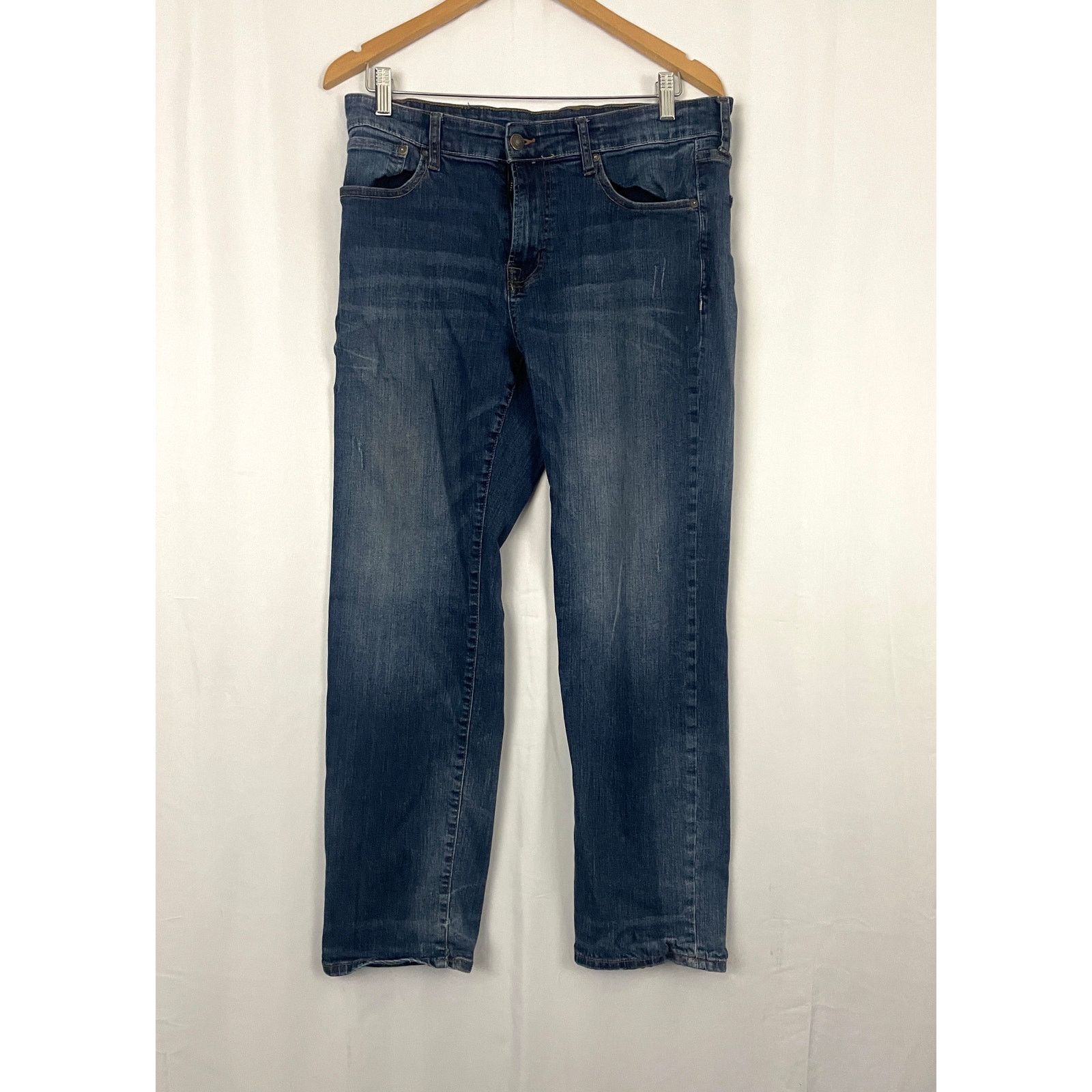 Aeropostale Aeropostale Blue Denim Straight Jeans 32X30 Men's Pants Size US 32 / EU 48 - 2 Thumbnail