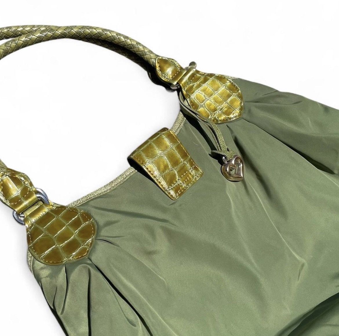 Vintage Vintage Green “ Brighton “ shoulder bag with gold hardware Size ONE SIZE - 3 Thumbnail