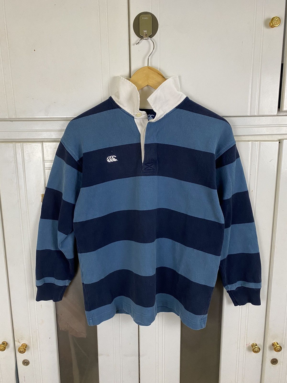Canterbury of New Zealand × Vintage Vintage Canterburry Polo Long Sleeve Size US S / EU 44-46 / 1 - 1 Thumbnail