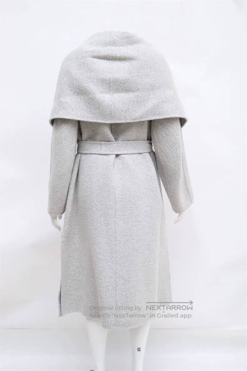 Max Mara Max Mara Grey Cashmere Coat - Black Label Haute Couture Se Size XS / US 0-2 / IT 36-38 - 6 Thumbnail