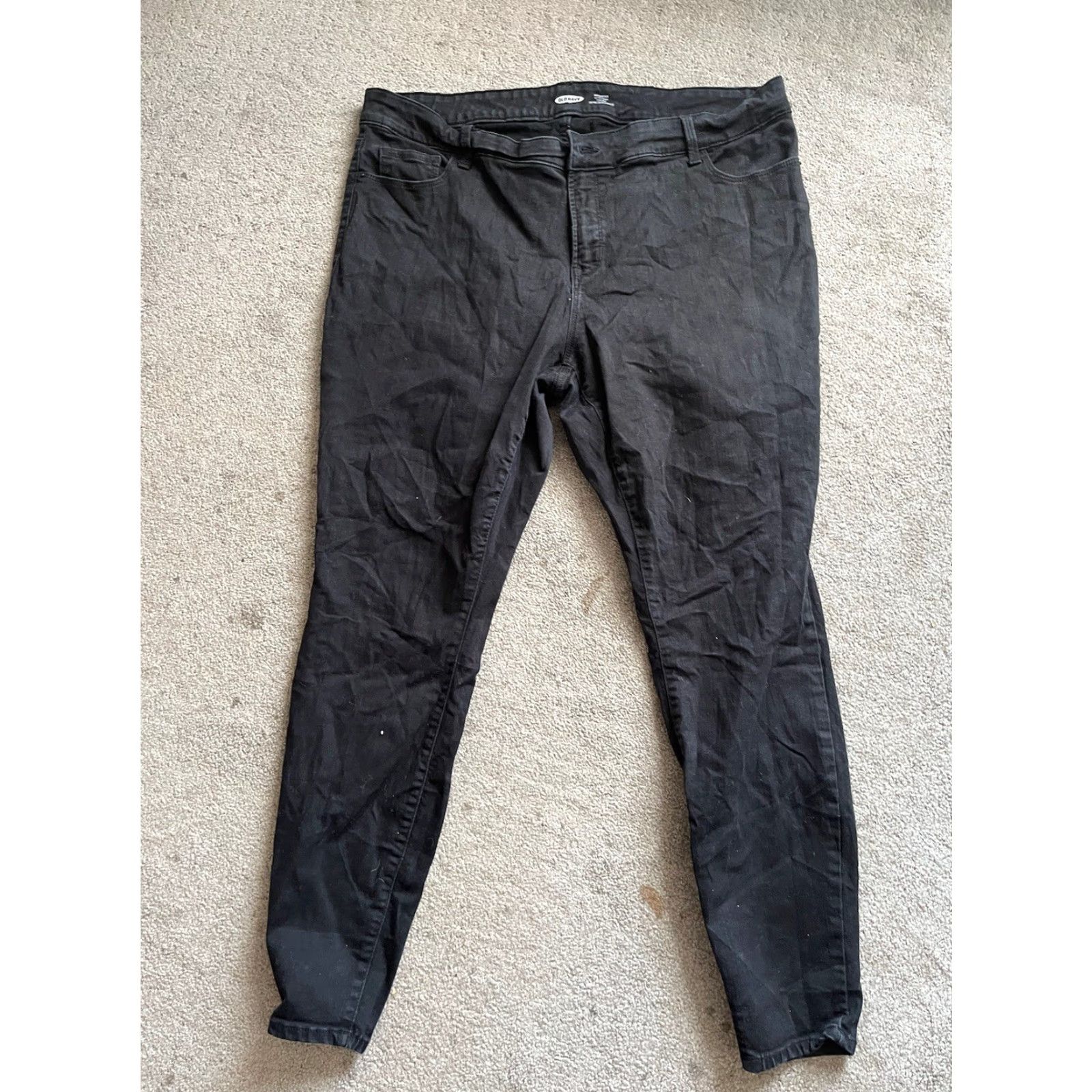 Old Navy Old Navy Rockstar Super Skinny Jeans Womens Size 22 Plus Long Tall Size 40" / US 18 - 2 Thumbnail