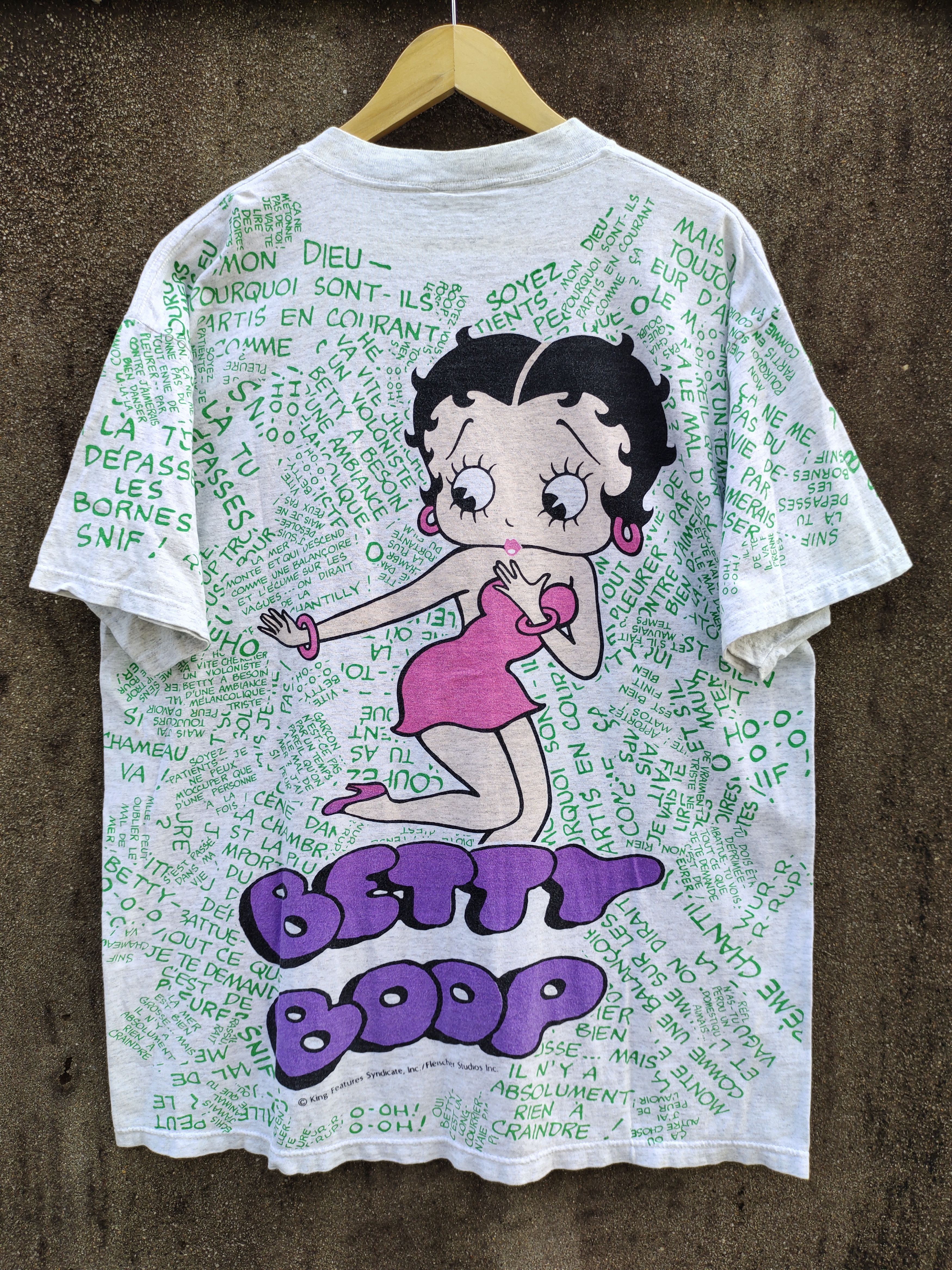 Vintage Vintage 90s Betty Boop OVP Tee Size US XL / EU 56 / 4 - 2 Thumbnail