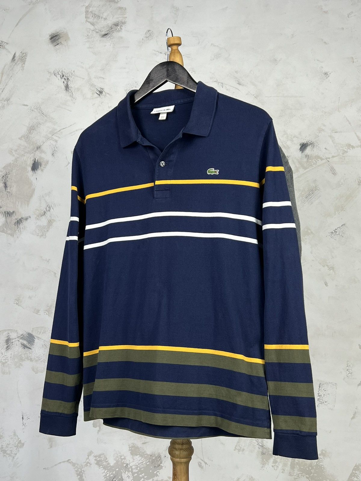 Lacoste Lacoste Long Sleeve Polo Shirt Size 4 M Size US M / EU 48-50 / 2 - 1 Thumbnail