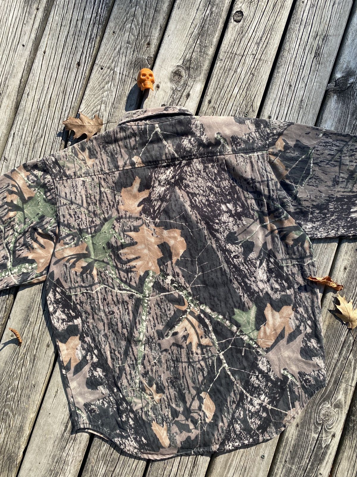 Vintage 90s Mossy Oak camo denim shirt jacket sz XXL Size US XXL / EU 58 / 5 - 4 Thumbnail