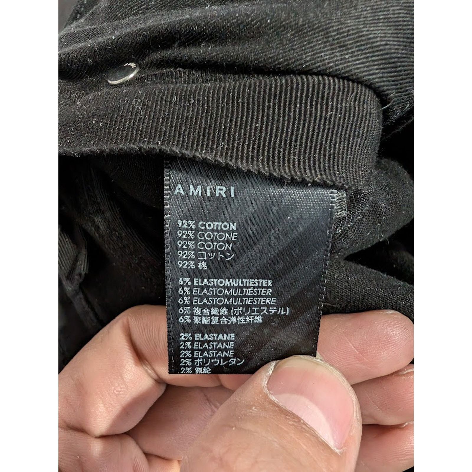 Amiri o1rshd1 Q:2 / MX1 Bandana Jeans in Black Size US 32 / EU 48 - 20 Thumbnail
