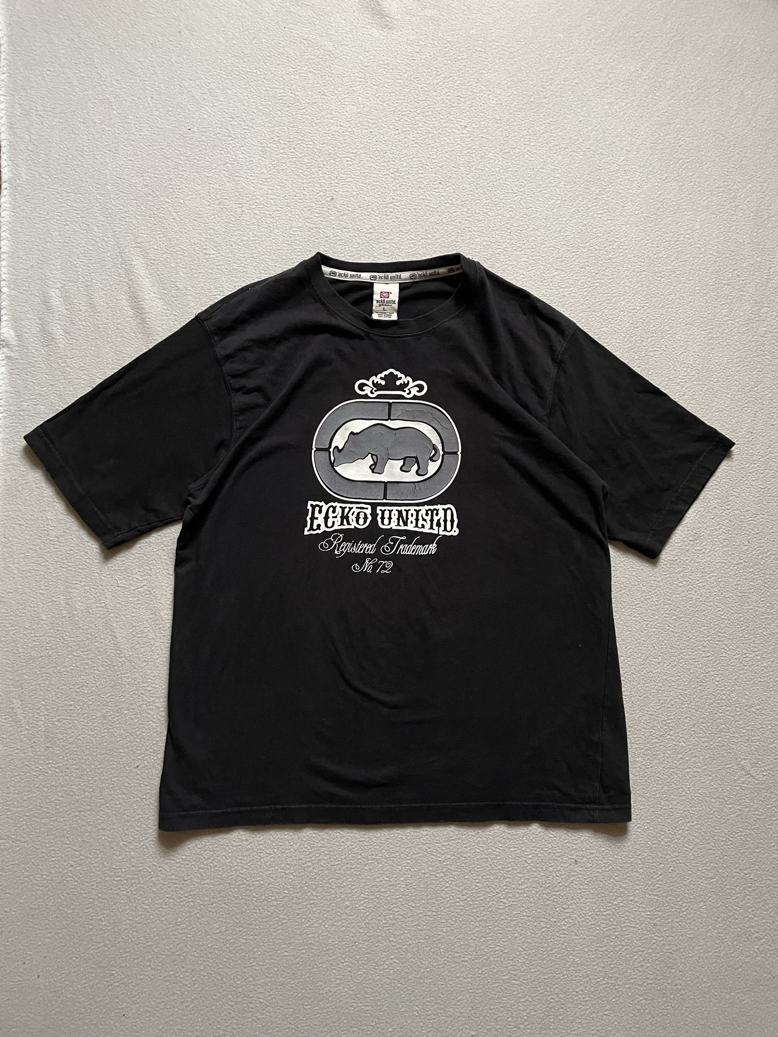 Ecko Unltd. Vintage Ecko Unltd T shirt Big Logo | Rhino Size US L / EU 52-54 / 3 - 1 Thumbnail