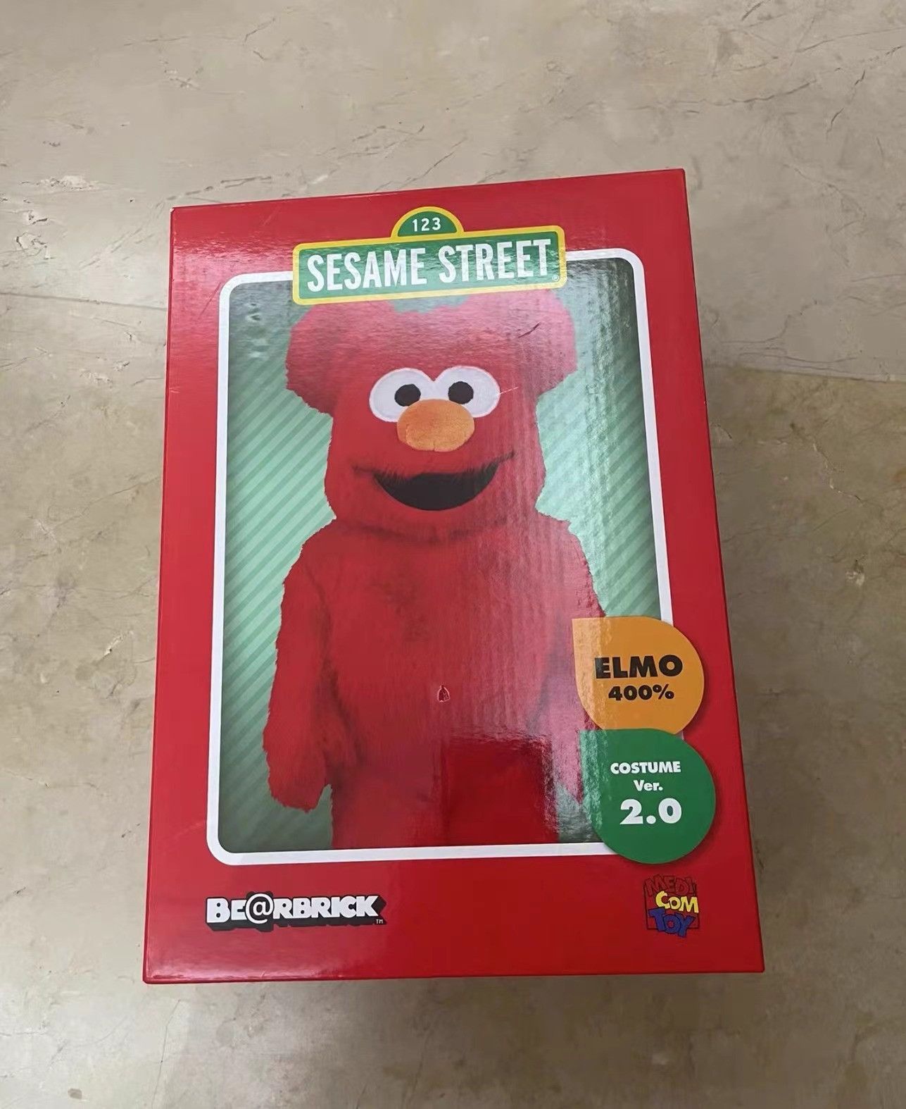 Japanese Brand Bearbrick Sesame Street Elmo Costume Ver. 400% Size ONE SIZE - 2 Thumbnail