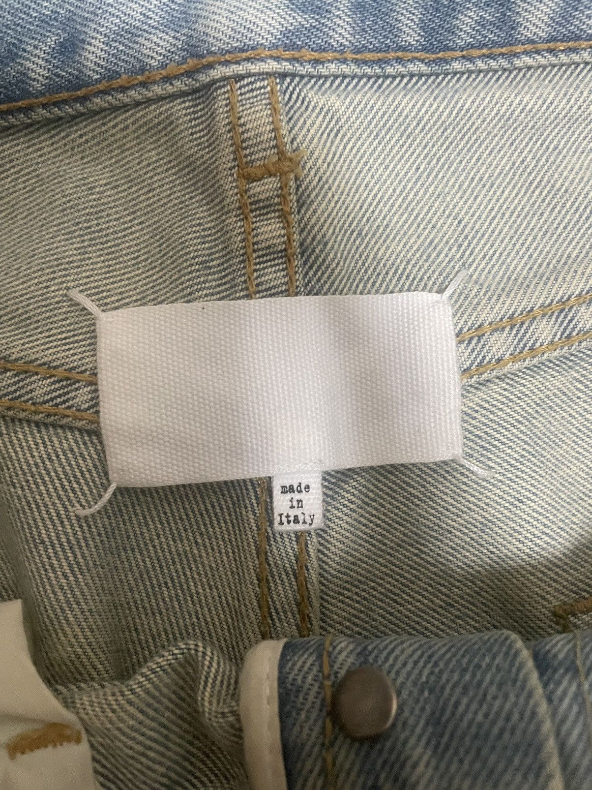 Maison Margiela Maison Margiela Distressed Denim with Strap Pouch Size US 30 / EU 46 - 2 Thumbnail