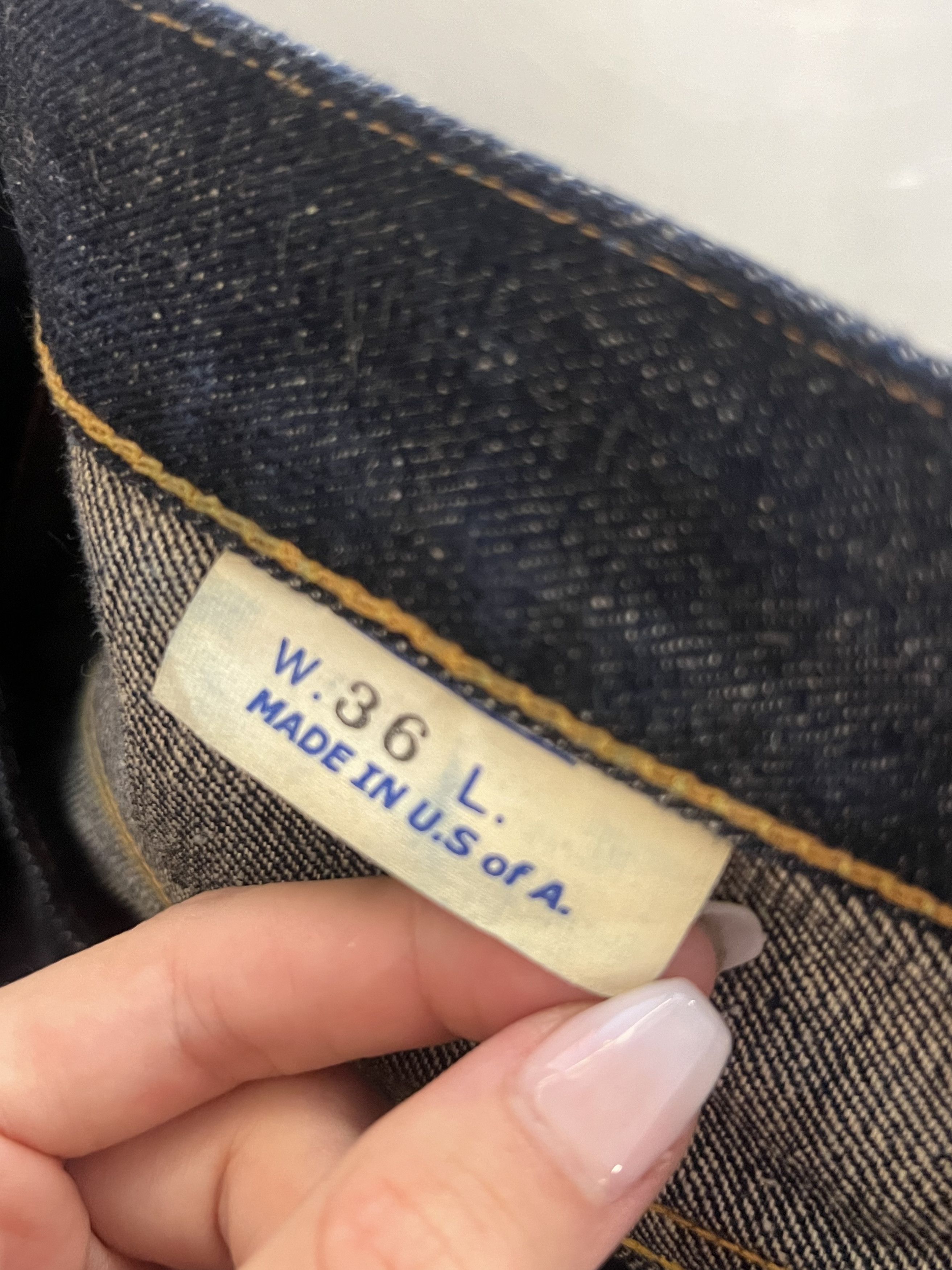 Mister Freedom MISTER FREEDOM DENIM JEANS 34 USA INDIGO SELVEDGE Size US 36 / EU 52 - 5 Thumbnail