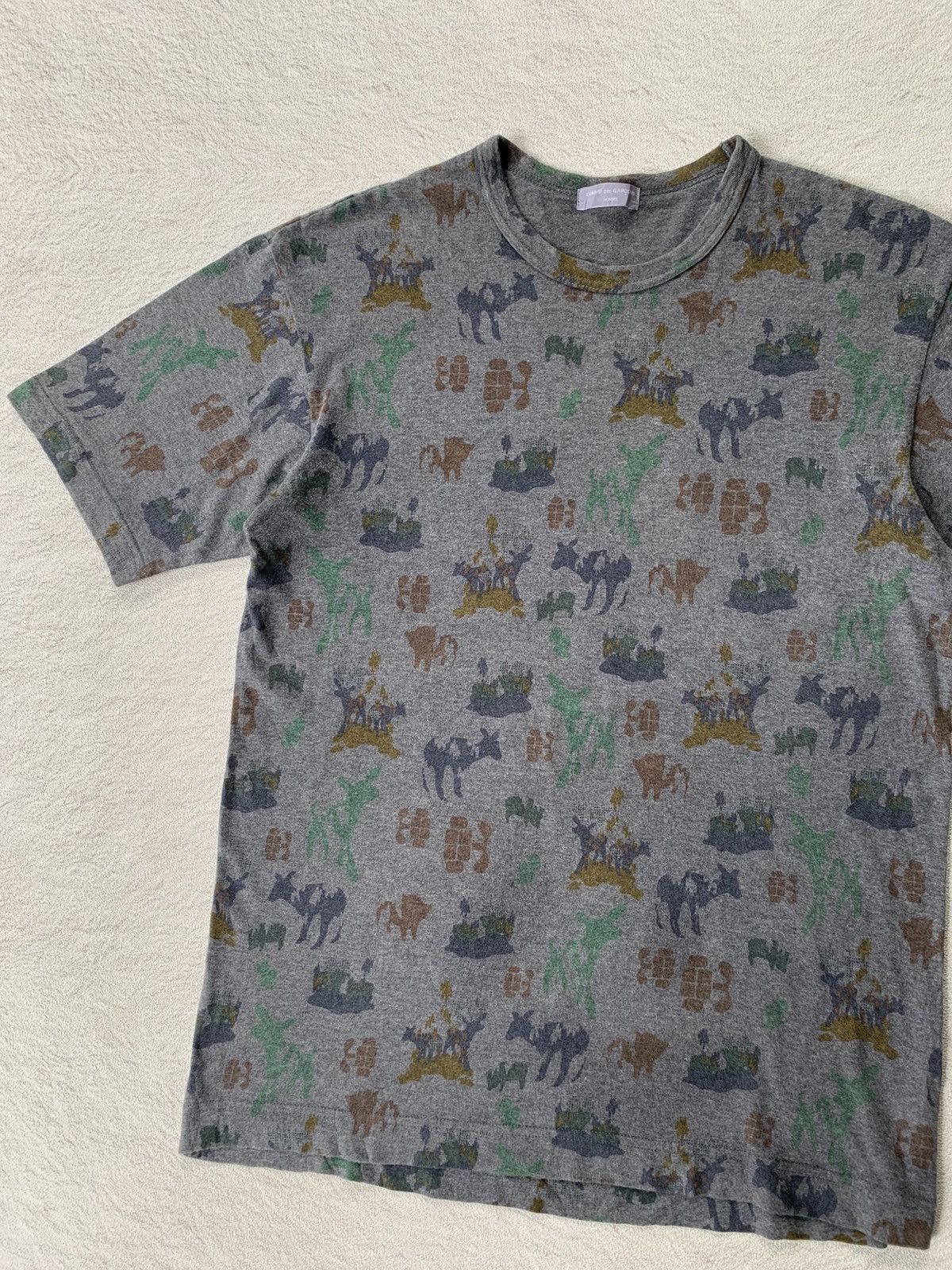 Comme des Garcons AD2003 Comme des Garcons Homme Animal Print T-shirt Size US M / EU 48-50 / 2 - 2 Thumbnail