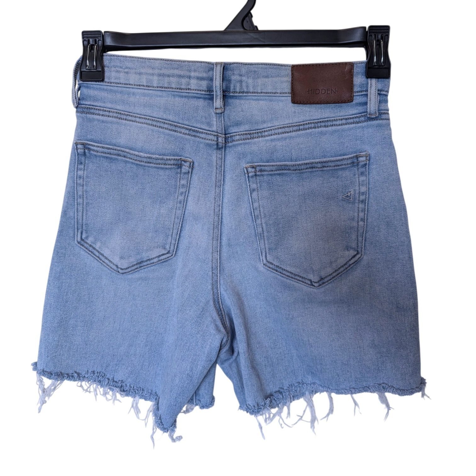 HIDDEN Hidden Jeans Los Angeles Light Wash 5" Denim Shorts Sz 26 Size 26" / US 2 / IT 38 - 2 Thumbnail