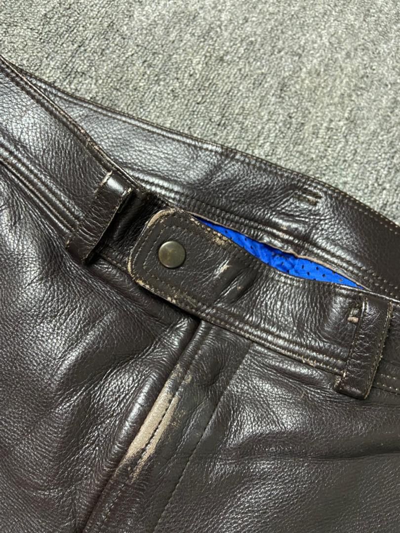 Japanese Brand Japanese Brand Biker Leather Pants (204) Size US 32 / EU 48 - 8 Thumbnail