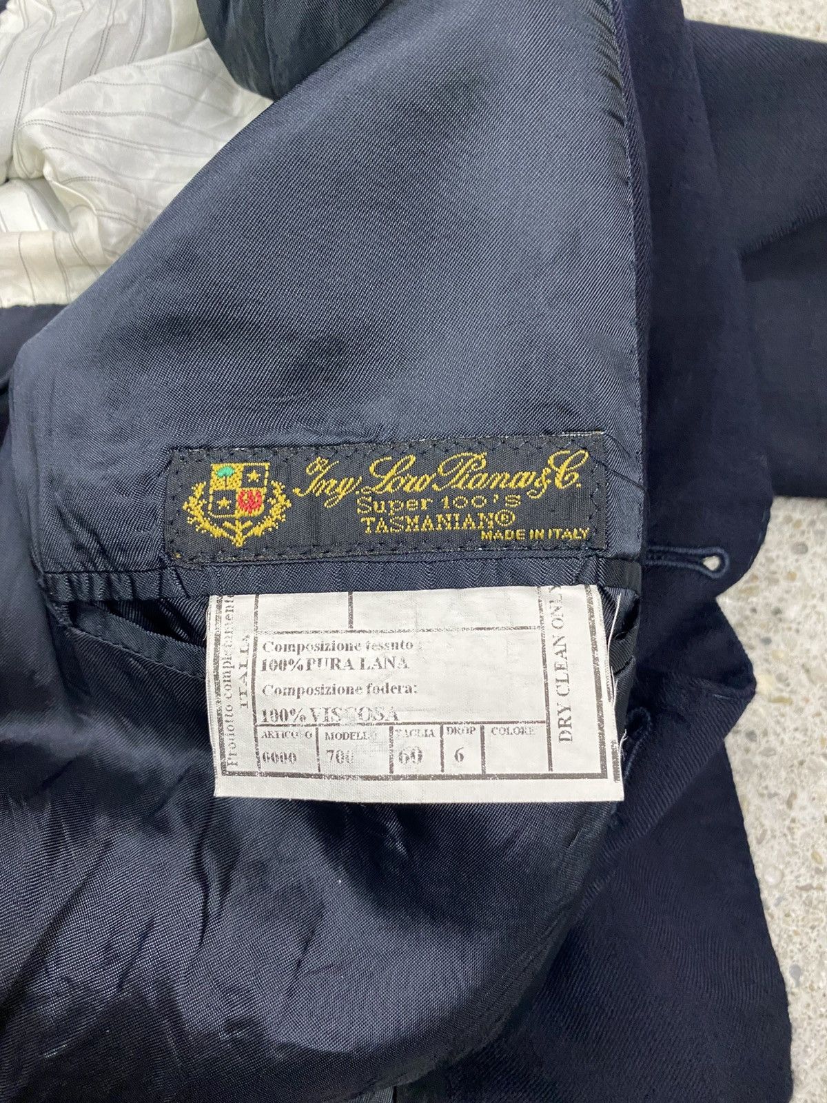 Loro Piana Loro piana blazer jacket suit navy old money made in italy Size 46L - 4 Thumbnail