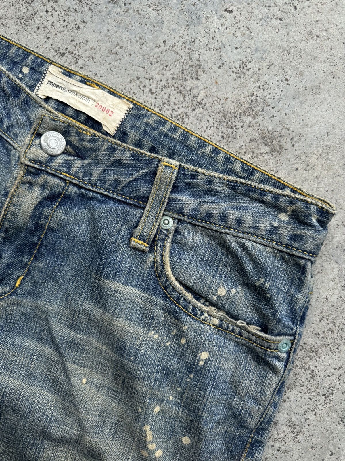 Paper Denim & Cloth Vintage flared bootcut acid wash distressed jeans Size 26" / US 2 / IT 38 - 11 Thumbnail