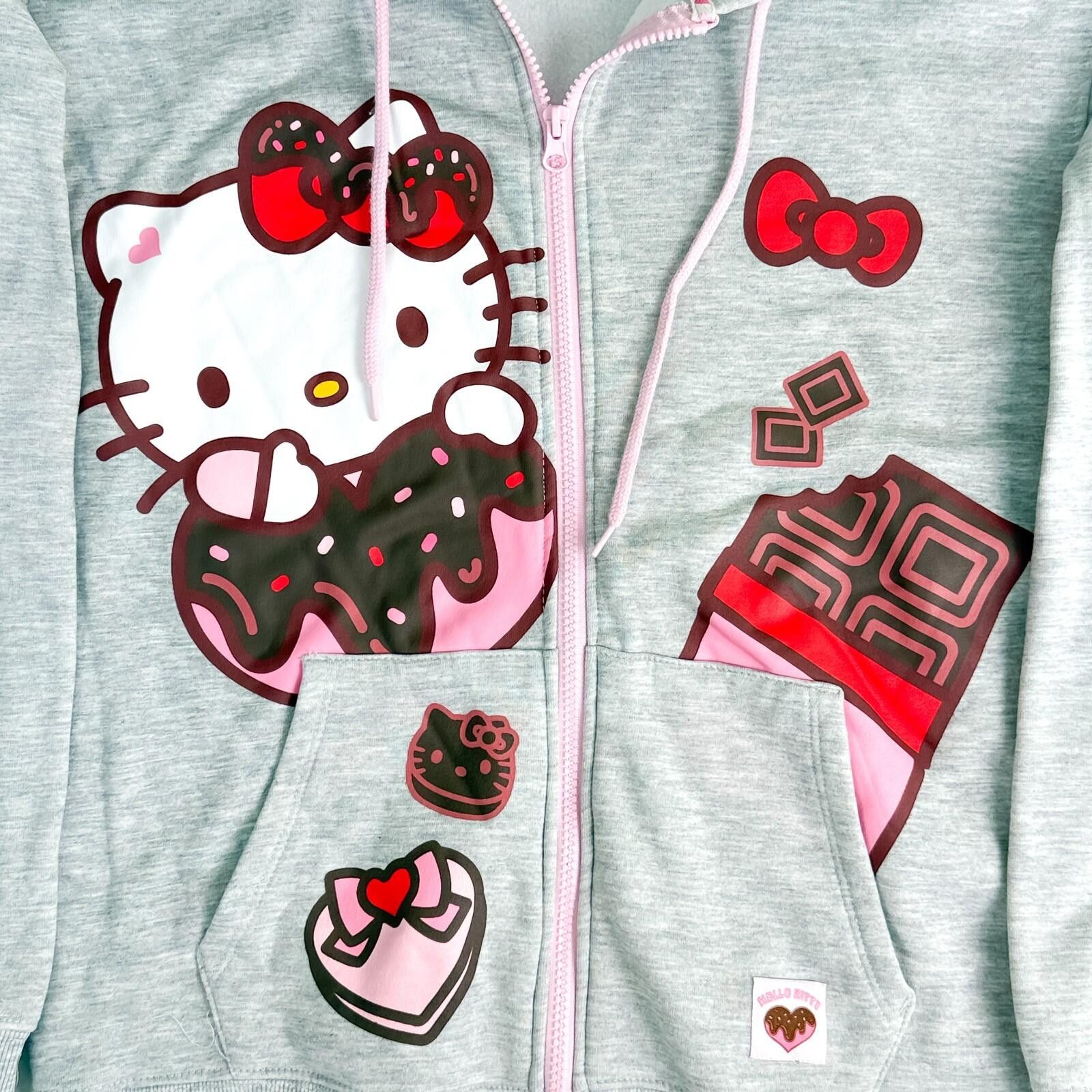 Other Hello Kitty Valentine Heart Hoodie & Sweats Women's M 8-10 Size M / US 6-8 / IT 42-44 - 5 Thumbnail