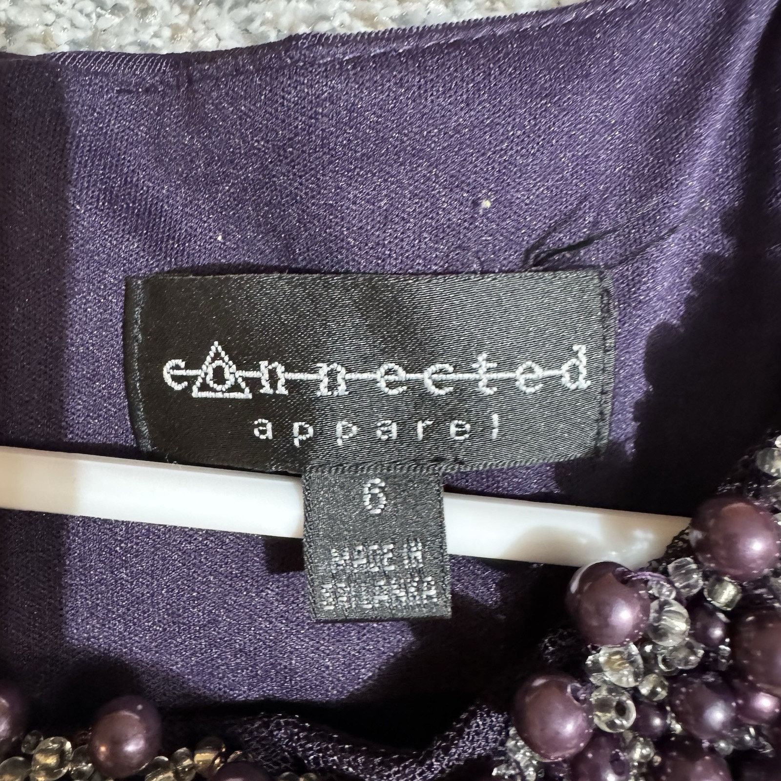 Other Connected Apparel Sheath Dress 6 Beaded Tiered Elegant Size M / US 6-8 / IT 42-44 - 4 Thumbnail