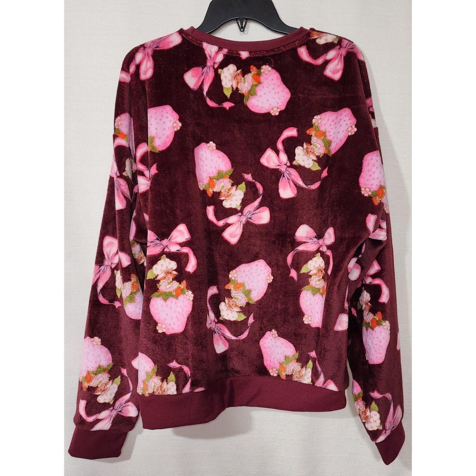 Strawberry Strawberry shortcake fleece sweatshirt women's size Large Size L / US 10 / IT 46 - 2 Thumbnail
