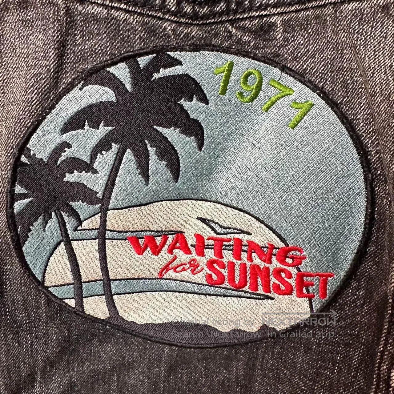 Saint Laurent Paris Saint Laurent Coconut Tree Denim Jacket. Size US M / EU 48-50 / 2 - 3 Thumbnail