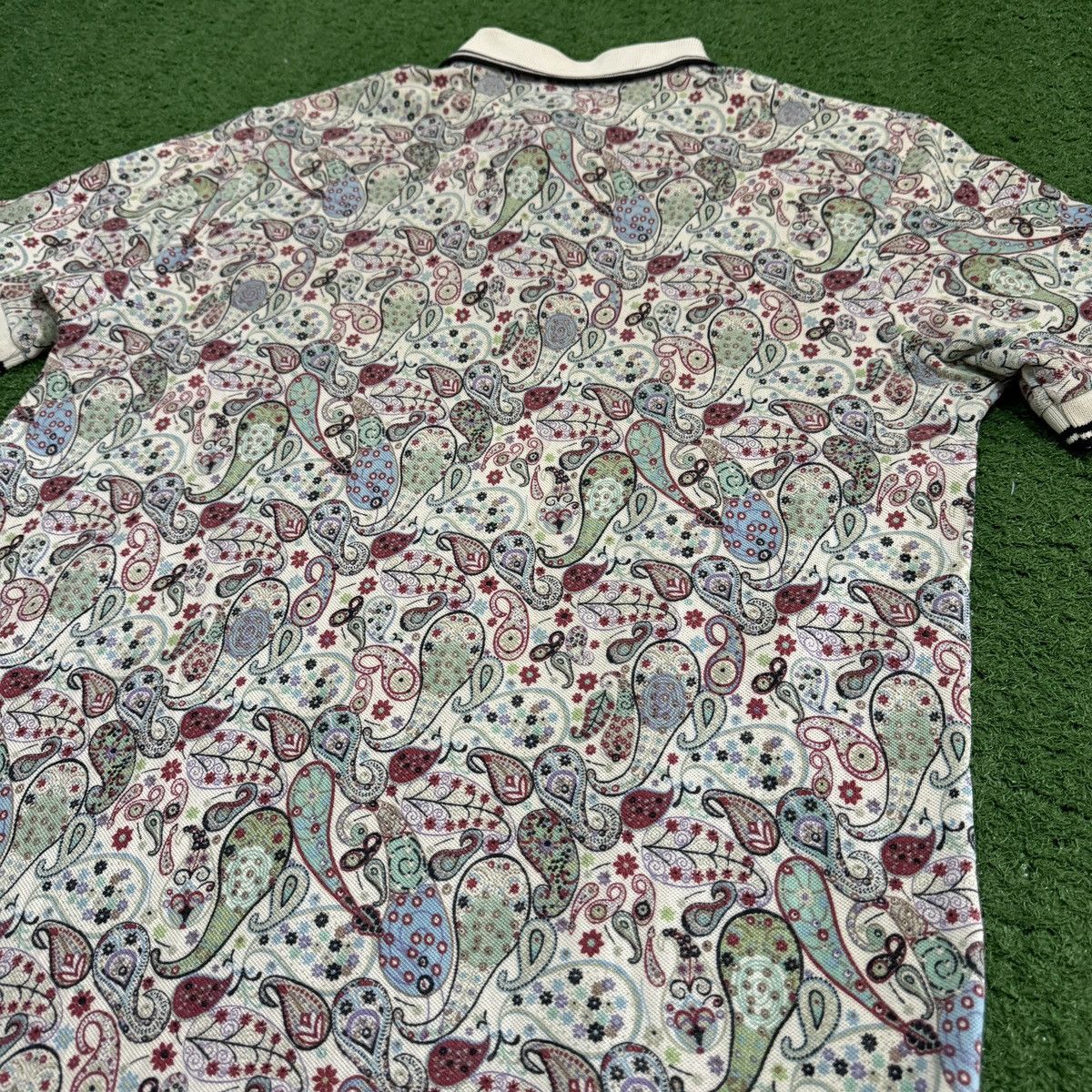 Other FRED PERRY X Liberty London 'PAISLEY' Twin Tapped Polo Tee Size US M / EU 48-50 / 2 - 5 Thumbnail