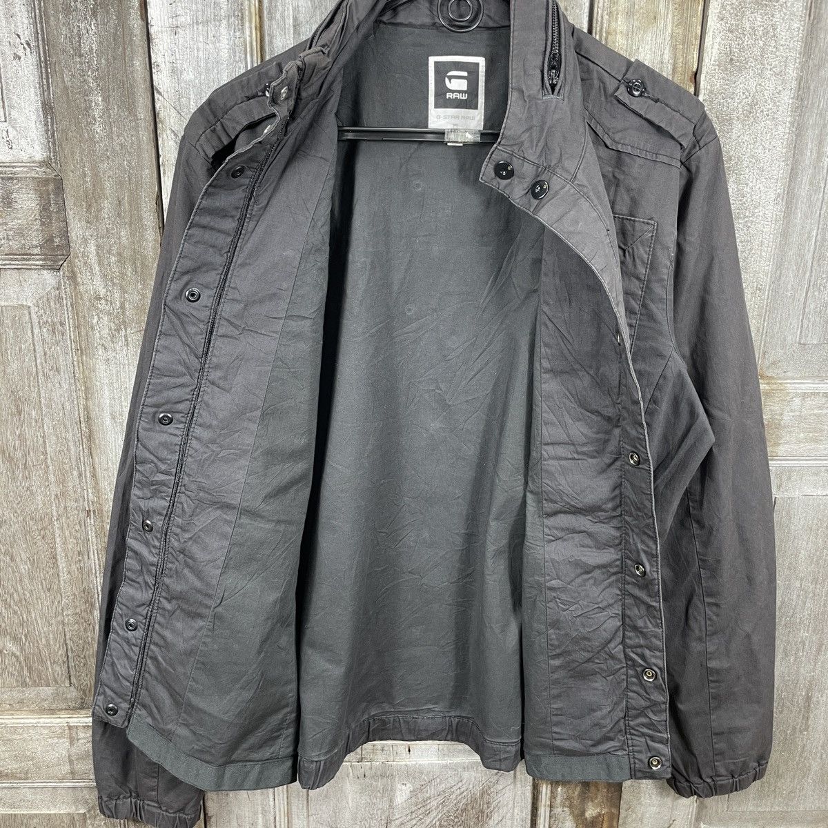 G-Star × Japanese Brand × Vintage Vintage G Star Raw Denim Big Logo Button Jackets Size US XL / EU 56 / 4 - 13 Thumbnail